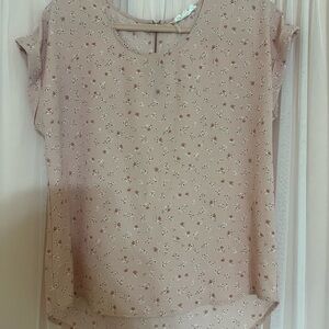 Floral Blush Pink Women's Top